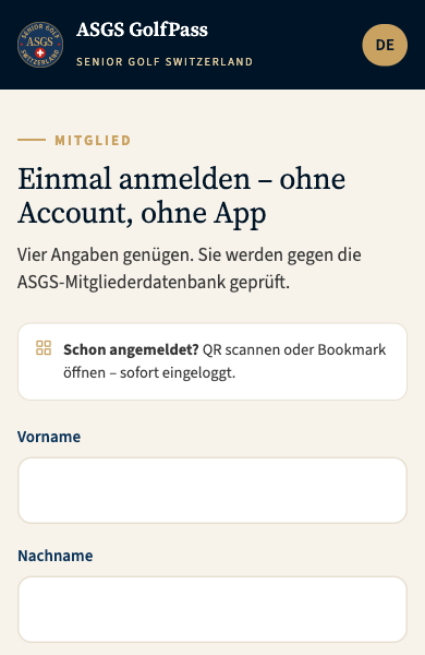 Anmelden