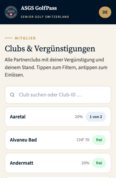 Clubs suchen