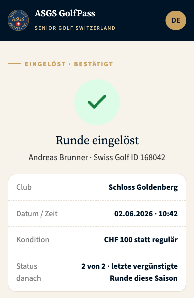 Bestätigung